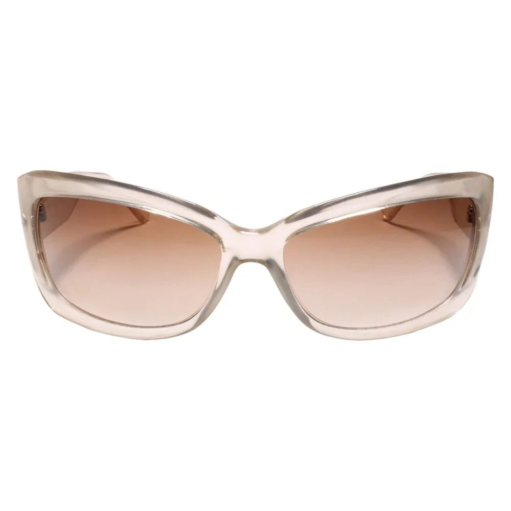 90s Y2K Genuine Vintage Mod Style Oversized Square Brown Tint Lens Sunglasses